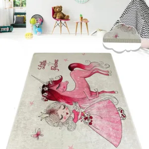 Covor antiderapant pentru copii Little Princess 150x200 cm