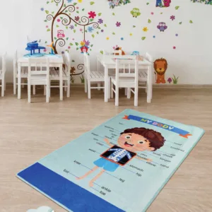 Covor antiderapant pentru copii My Body 150x200 cm