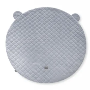 Covor pentru joaca cu urechi Catifea Royal Baby Gri 120 cm
