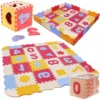Covor puzzle multifunctional din spuma EVA cu 36 elemente 142x142x1.4 cm Numbers