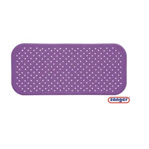 Covoras antiderapant pentru cada cu ventuze 76x34 cm violet