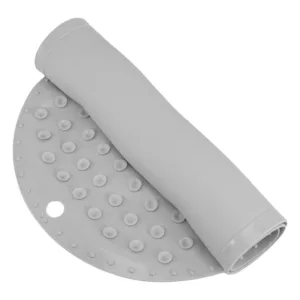 Covoras de baie antiderapant Tuban Alb 70x35 cm