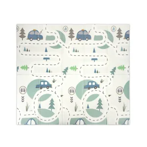 Covoras de joaca termic pentru copii Funny City  Stars din spuma XPE