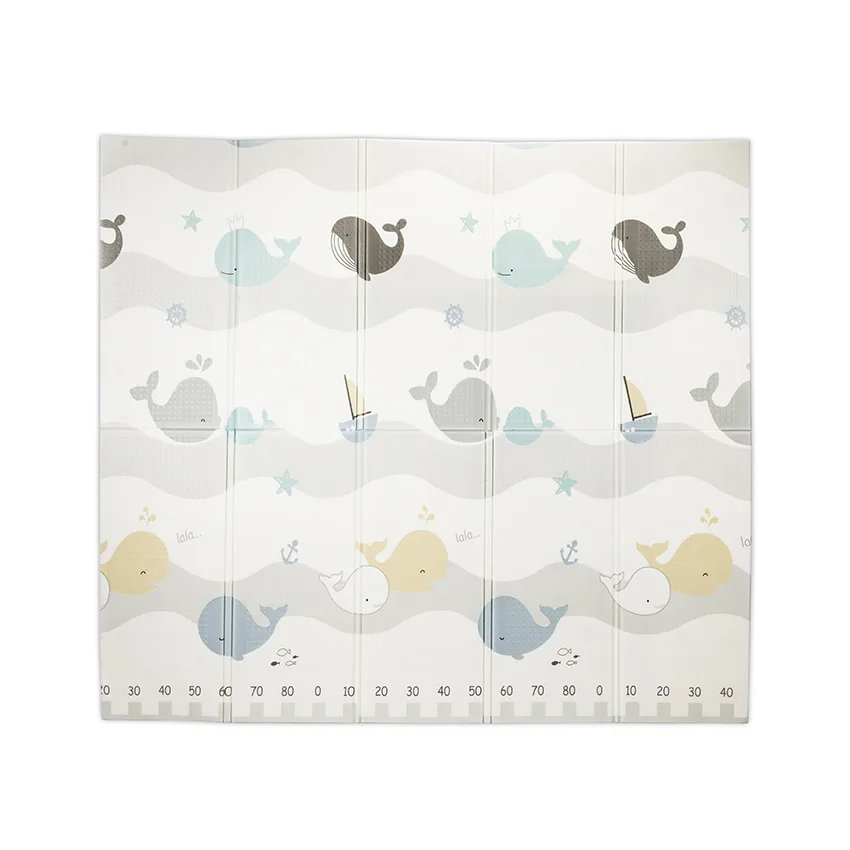 Covoras de joaca termic pentru copii Waves Stars din spuma XPE