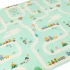 Covoras educational din spuma XPE cu doua fete 180x200 cm Animals Road
