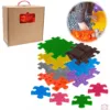 Covoras ortopedic senzorial puzzle set mediu 2A