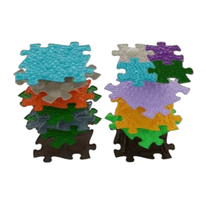 Covoras ortopedic senzorial tip puzzle Set Valgus 15 piese