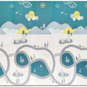 Covoras pliabil cu doua fete din spuma Kits 180x200 cm