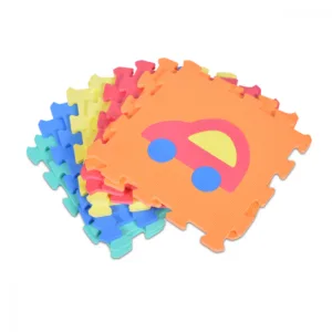 Covoras puzzle cu 10 piese din spuma Moni Vehicle