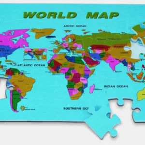 Covoras puzzle de joaca din spuma 54 piese 60x90 cm