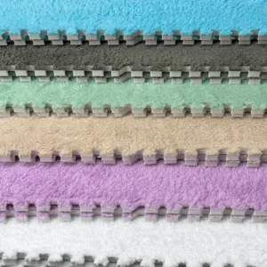 Covoras puzzle pufos 61.5x61.5x1.7 cm