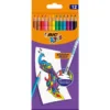 Creioane colorate cu guma de sters Evolution Illusion Bic