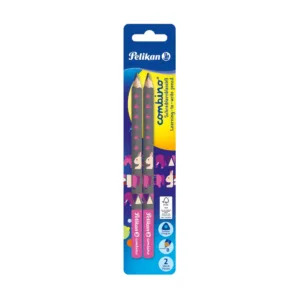 Creion grafit lacuit Pelikan Combino Gros Invata sa scrii