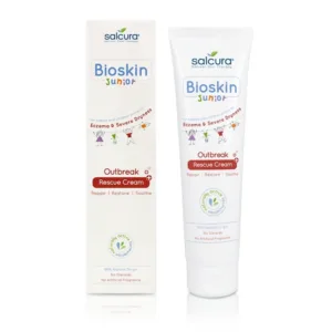 Crema Bioskin Junior reparatoare si calmanta pt bebelusi si copii piele uscata cu eczeme Salcura 150 ml