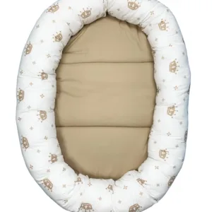 Cuib Baby Nest cu salteluta detasabila Coronite bej