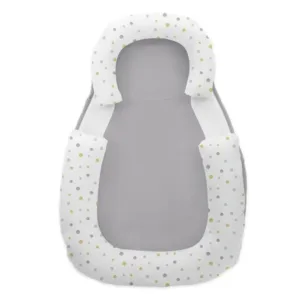 Cuib pentru bebelusi cu spuma de memorie Kikka Dots