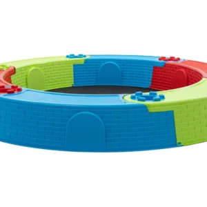 Cutie de nisip pentru copii diametru de 170 cm Multicolor Castle