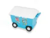 Cutie depozitare Pilsan cu maner si roti pentru jucarii Blue