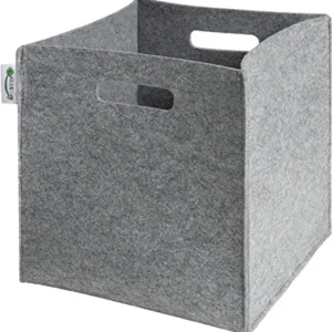 Cutie depozitare jucarii din pasla 31x31cm Grey