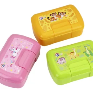 Cutie pentru mic dejun cu autocolant Technok 0.9 L verde