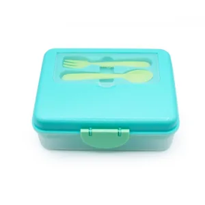 Cutie pranz Bento cu 2 nivele si tacamuri Melii bluemintlime
