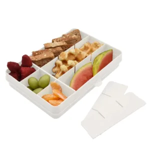Cutie snack cu 12 compartimente Melii Luxe Ivory