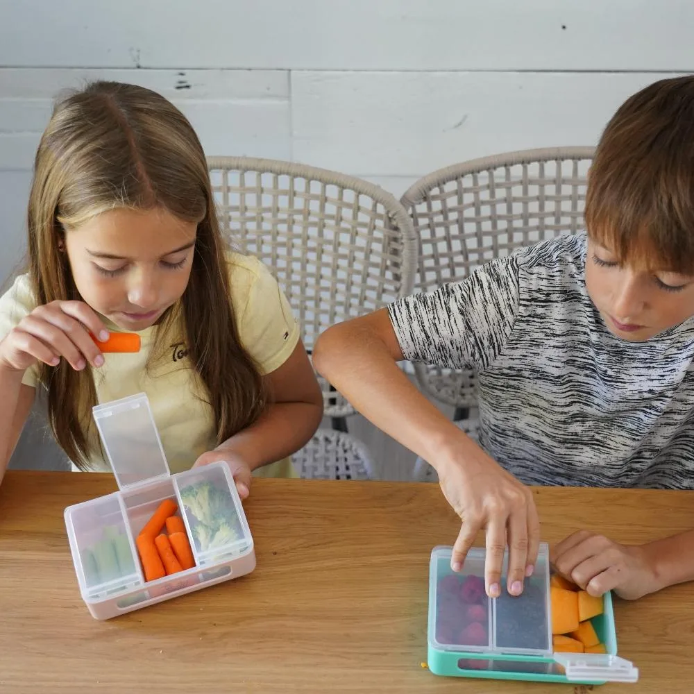 Cutie snack cu 3 compartimente Melii wisteria purple