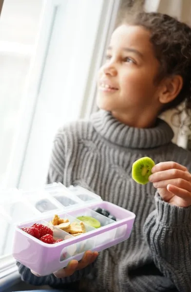 Cutie snack cu 4 compartimente Melii berry