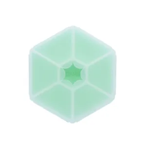 Cutie snack hexagon snackle cu 6 compartimente Melii mint