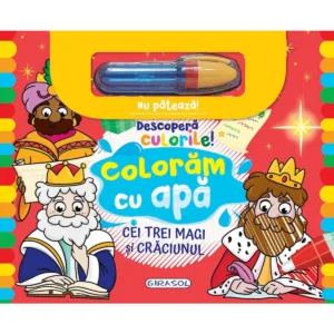 Descopera culorile! Coloram cu apa. Cei trei magi si Craciunul