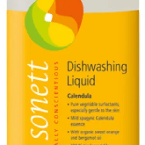 Detergent ecologic pentru spalat vase galbenele Sonett 1L