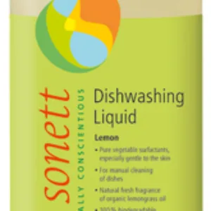 Detergent ecologic pentru spalat vase lamaie Sonett 1L