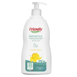 Detergent lichid de vase cu ulei organic de lamaie 500 ml Friendly Organic