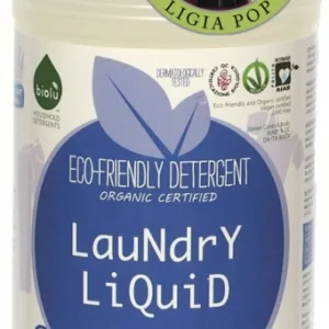 Detergent lichid ecologic pentru rufe albe si colorate lamaie 1L Biolu