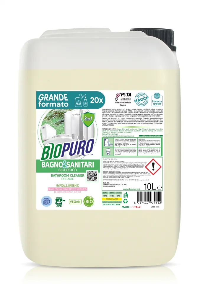Detergent pentru baie hipoalergen ecologic 10l Biopuro