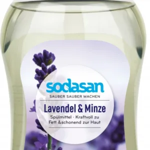 Detergent vase lichid Sodasan bio lavanda si menta 500 ml