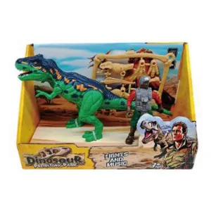 Dinozaur T-Rex cu figurina si schelete Prehistoric Panic