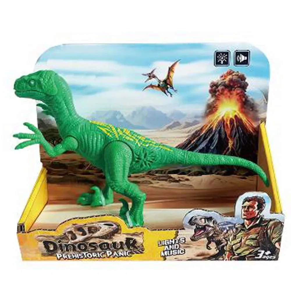 Dinozaur Velociraptor cu sunete Prehistoric Panic