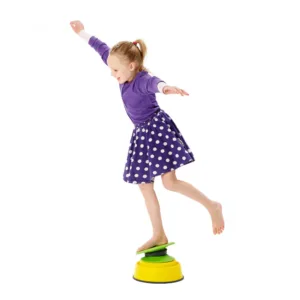 Disc baculant cu baza pentru traseu psihomotric