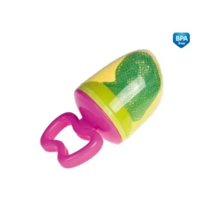 Dispozitiv diversificare hrana solida cu plasa Canpol pink