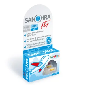 Dopuri pentru protectia urechilor la copii Sanohra pe timpul zborului cu avionul 1 an + transparente
