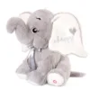 Elefant de plus cu sunete Amek 65 cm