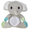 Elefant muzical de plus cu proiector Free2Play Gri