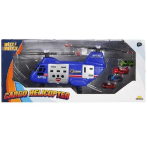 Elicopter de marfa cu 4 mini vehicule