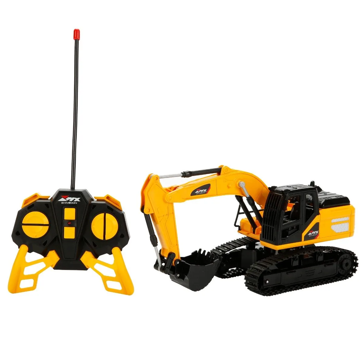 Excavator cu telecomanda si lumini