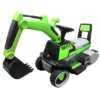Excavator electric pentru copii C3 verde R-Sport 25W Unitate audio si lumini led