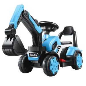 Excavator electric pentru copii Nichiduta Blue 6V 35W