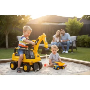 Excavator ride on Baby Mix Cat cu sunete