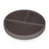 Farfurie compartimentata din silicon PetiteMars Bitter Cocoa Maro TakeMatch