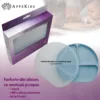 Farfurie compartimentata din silicon cu ventuza si capac AppeKids Aqua Blue